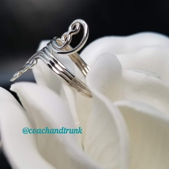 NWT ARTISAN CRAFTED .925 Sterling Silver Bypass Ring - Picture 3 of 5